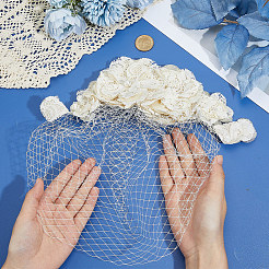 Сетчатые резинки для волос с вуалью OHAR-WH20816-004P