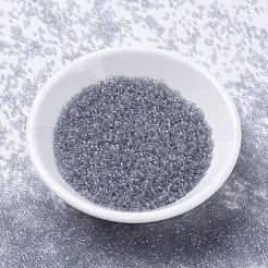 MIYUKIデリカビーズ  シリンダー  日本製シードビーズ  11/0  （db1406)トランスペアレントペールグレー  1.3x1.6mm  穴：0.8mm  約2000PCS /ボトル  10 G /ボトル&nbsp;SEED-JP0008-DB1406