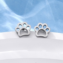 Серьги-гвоздики из нержавеющей стали 304 EJEW-F227-14P