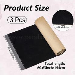 3 pièce de tissu floqué auto-adhésif&nbsp;DIY-CY0003-72A