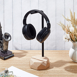 Support de présentoirs de casque en bois&nbsp;AJEW-WH0471-109A