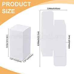 Boîte de papier kraft créative pliable&nbsp;CON-WH0113-01A