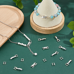 24 комплект экологически чистых латунных застежек для часовых ремешков KK-FH0007-75B-P