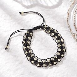 Регулируемые синтетические немагнитные гематитовые бусины&nbsp;BJEW-JB12919