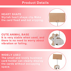 Визитница из дерева лошади ODIS-KS0001-03