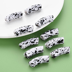 Непрозрачные акриловые бусины&nbsp;MACR-S372-001F-B04