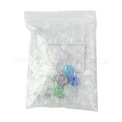 10pcs 7 Farben transparente Glasperlen&nbsp;GLAA-FS0002-73