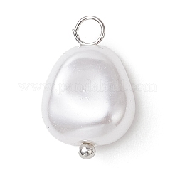 Pendenti con perle finte in plastica da 50 pz 5 stili&nbsp;PALLOY-JF05168-02
