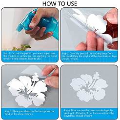 4 Uds. 4 estilos de pegatinas autoadhesivas para coche impermeables para mascotas&nbsp;DIY-WH0308-225A-095