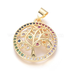 Латунные микро проложить кубического циркония подвески&nbsp;KK-I657-28G