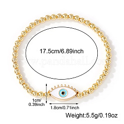 Латунь растягивающийся браслет от сглаза BG3355