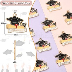 20 шт. Подвески из сплава с эмалью&nbsp;ENAM-CJ0004-17