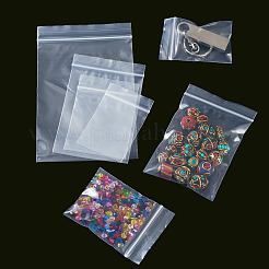 Sachets d'emballage transparents refermables en plastique de taille unique&nbsp;OPP-TADJ0001-05A