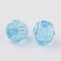 Perles en acrylique transparente&nbsp;X-DB8mmC-28