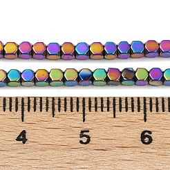 Гальванизировать немагнитных синтетический гематит бисер пряди G-I175-09I