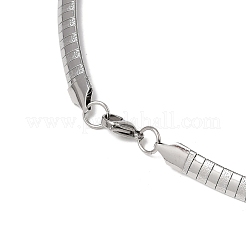 Collares de cadena de serpiente plana de acero inoxidable 304 de 6 mm&nbsp;MAK-Z004-06P