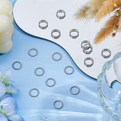 100 шт. соединительное кольцо из нержавеющей стали 304&nbsp;STAS-DC0017-10