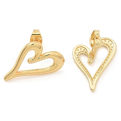 Серьги-гвоздики из латуни для женщин&nbsp;EJEW-C125-20G