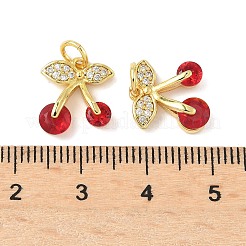 Латунные микро проложить кубического циркония подвески&nbsp;KK-I355-02G-01