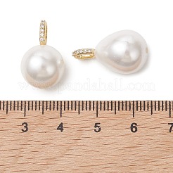 2 stücke 2 arten shell perle anhänger&nbsp;PALLOY-JF05422