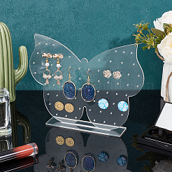 Акриловая подставка для серег EDIS-WH0023-01C