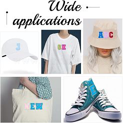 Алфавит полотенце стиль вышивка ткань гладить/пришивать заплатки DIY-WH0308-183