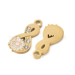 Подвески из нержавеющей стали 304 с эмалью STAS-R168-05G