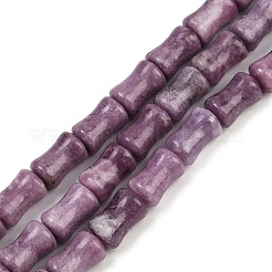 Натуральный лепидолит / пурпурный слюдяный камень бисер пряди G-F792-B01