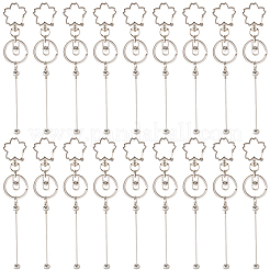 10 шт. застежки для брелка из сплава&nbsp;KEYC-SC0001-79C