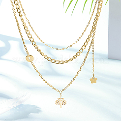 16 шт. 2-цветное ионное покрытие (IP) из нержавеющей стали 304 подвески&nbsp;STAS-UN0048-10