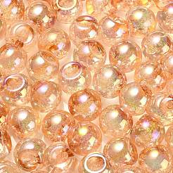 Placcatura uv perline acriliche iridescenti arcobaleno&nbsp;OACR-G012-04B