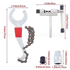 Kit di attrezzi per la riparazione di biciclette&nbsp;TOOL-WH0121-44