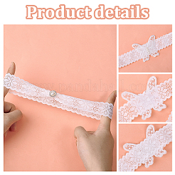 1 комплект колец для чулок из полиэстера с бабочками DIY-OC0013-43A