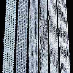 Стеклянные бусины с гальваническим покрытием  EGLA-A044-J2mm-A06