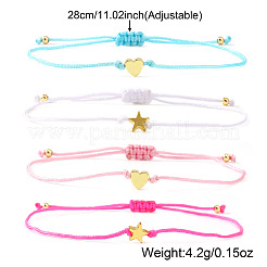 4 шт. модный плетеный нейлоновый браслет&nbsp;QL9217