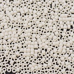 MIYUKIデリカビーズ  シリンダー  日本製シードビーズ  11/0  （db0762)マット不透明ダーククリーム  1.3x1.6mm  穴：0.8mm  約10000個/袋  50 G /袋&nbsp;SEED-X0054-DB0762