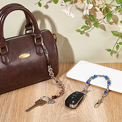 2шт брелок из акрила и стекла&nbsp;KEYC-NB00027