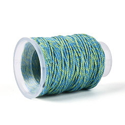 22 m di cordino in cotone macramè bicolore&nbsp;OCOR-T017-07E