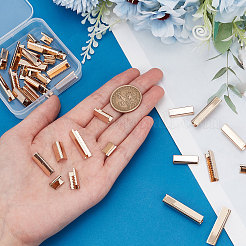 42 шт. 6 размера латунных ленточных обжимных наконечников KK-PH0009-52