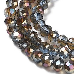 Стеклянные бусины с гальваническим покрытием &nbsp;EGLA-A034-T4mm-J16