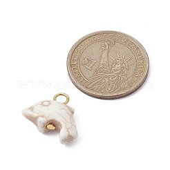 Синтетические бирюзовые подвески PALLOY-JF02371-01