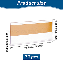 Прямоугольный пвх ценник знак держатель этикетки KY-WH0046-62