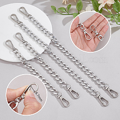 4 шт. 2 стиля алюминиевые ремни для сумки с цепочкой&nbsp;PURS-PH0001-34P