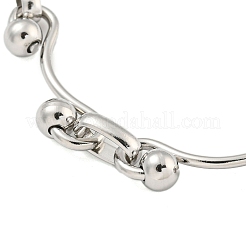 Anlaufgeschützte Kugelketten aus Edelstahl 304 für Damen&nbsp;NJEW-S426-08P