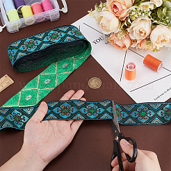 Полиэстеровая жаккардовая лента длиной 7 м.&nbsp;OCOR-WH0100-06A