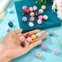 32 шт. 16-х цветные тканевые подвески&nbsp;FIND-TA0008-47