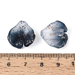 Подвески из прозрачного стекла с лепестками&nbsp;GLAA-T030-05-A