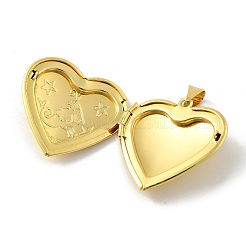 Подвески латуни медальон KK-C092-25G-10