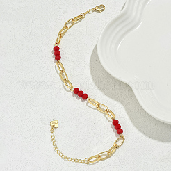 Простые модные браслеты-скрепки из стекла и железа в форме ромба для женщин&nbsp;UC1823-1