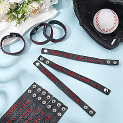 Коровьей шнур браслеты&nbsp;BJEW-WH0014-099C